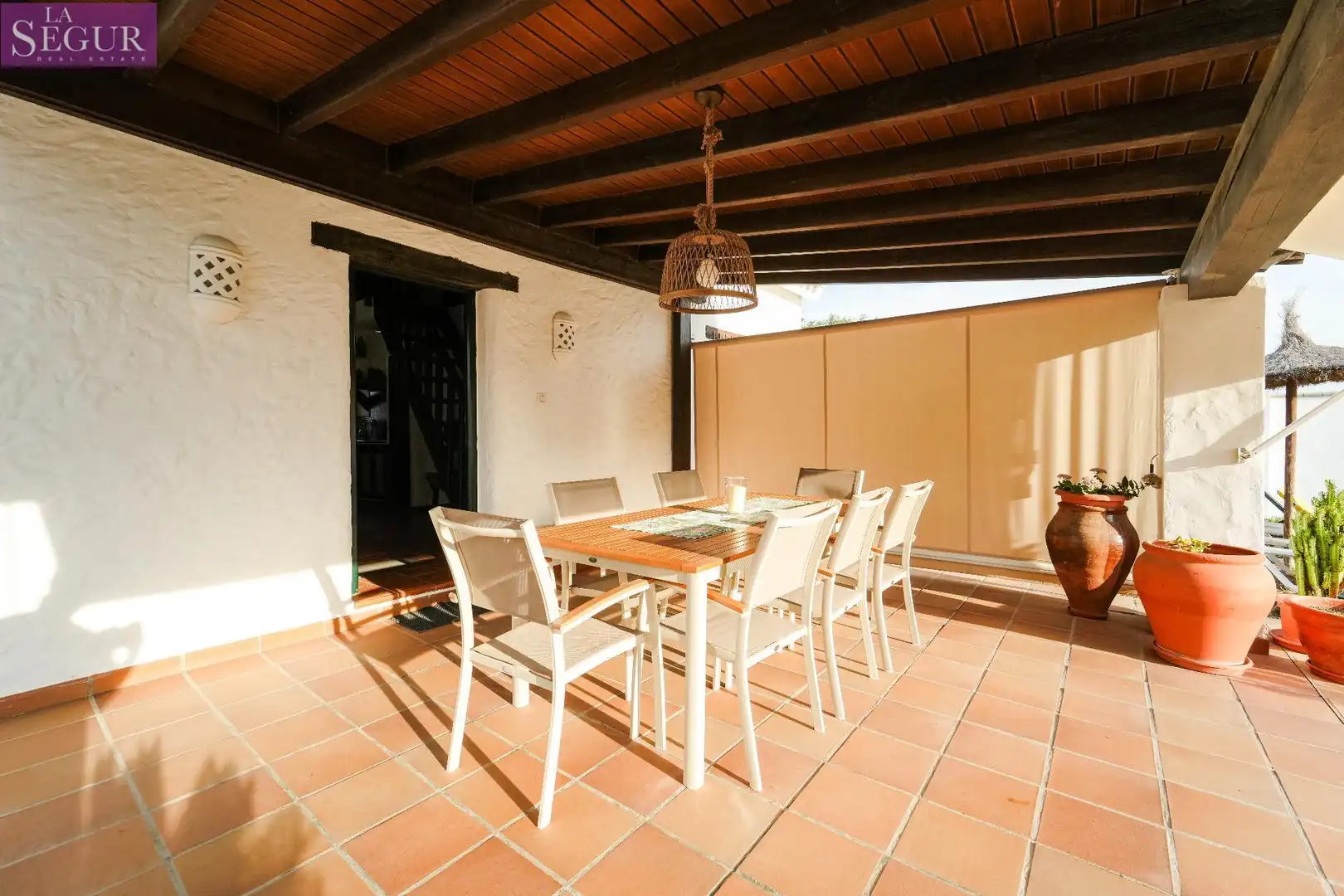 Terrace of Houses for sale in Vejer de la Frontera  with Private garden, Terrace and Swimming Pool