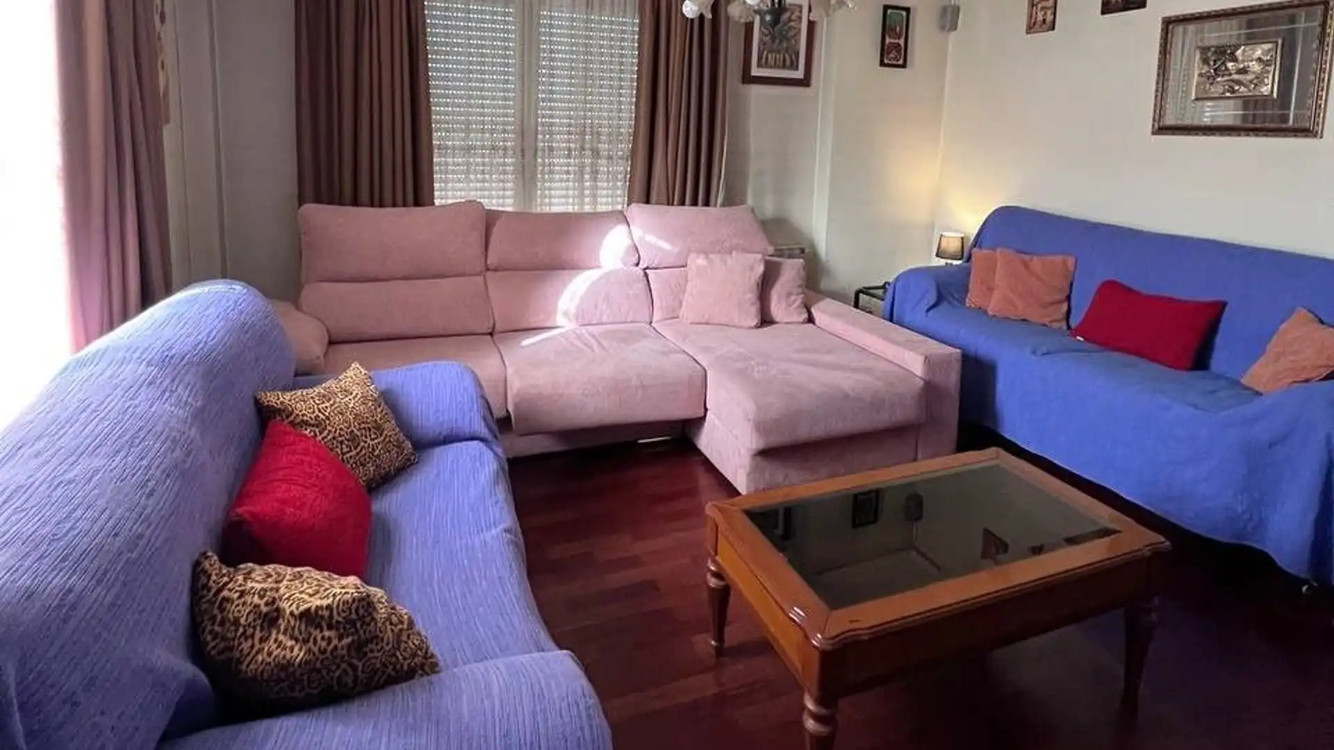 Sala de estar de Piso en venta en Alcantarilla con Parquet, Trastero y Amueblado