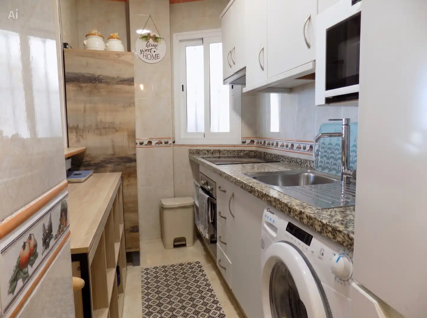 Küche von Wohnung zur Miete in Benalmádena mit Klimaanlage, Heizung und Möbliert