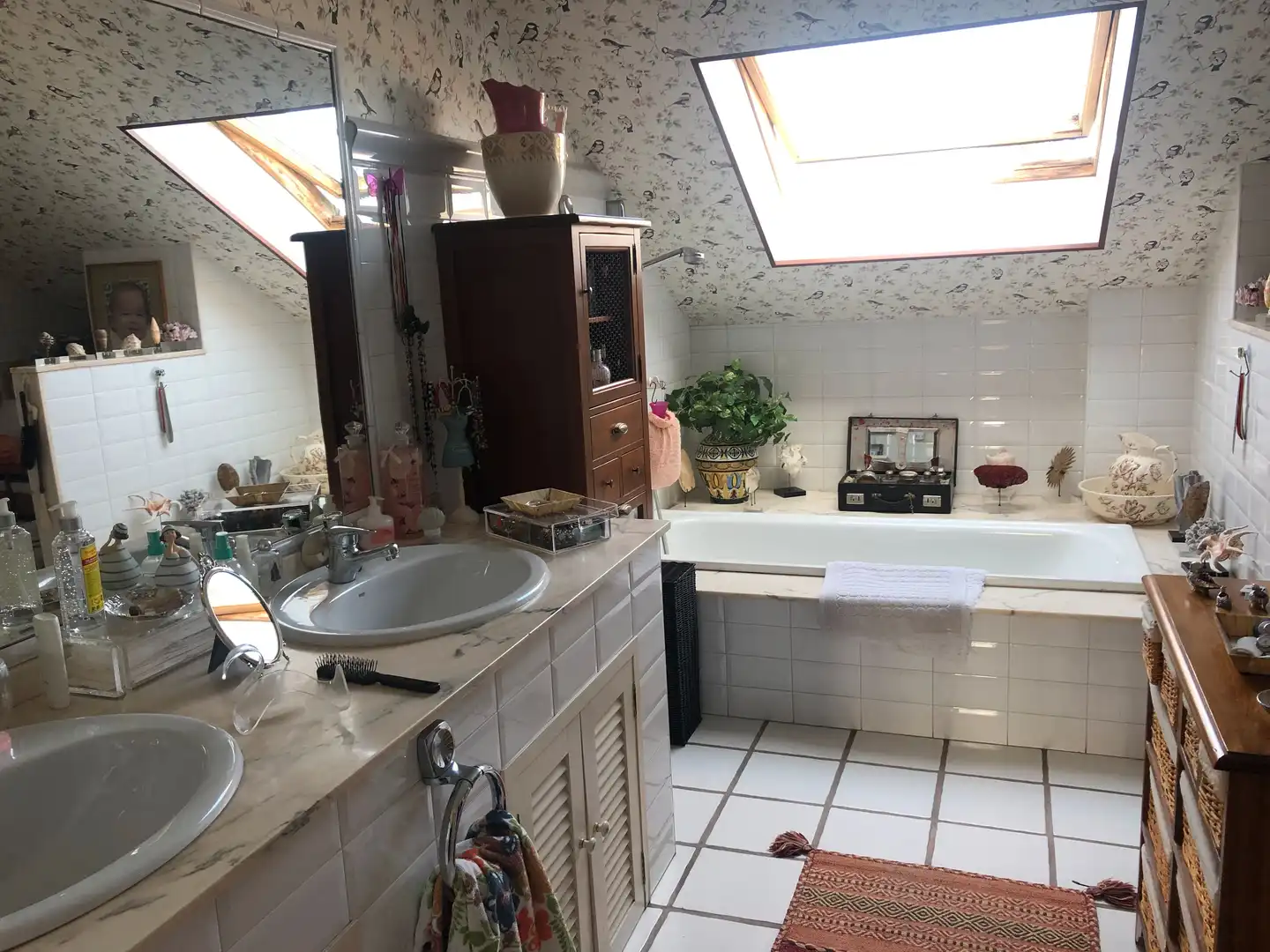 Badezimmer von Haus oder Chalet zum Verkauf in Oleiros mit Privatgarten, Parkett und Terrasse