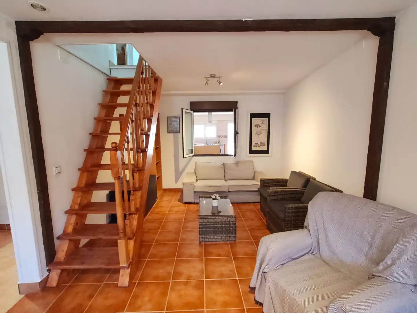 Sala d'estar de Casa o xalet en venda en El Campillo (Valladolid) amb Calefacció, Moblat i Forn