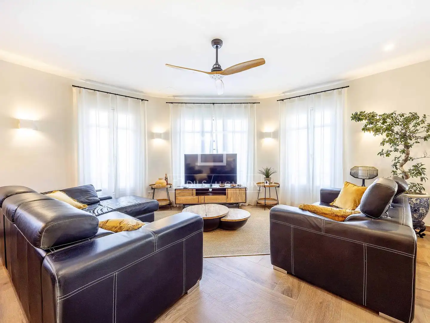 Sala de estar de Piso de alquiler en Valencia con Aire acondicionado, Calefacción y Parquet