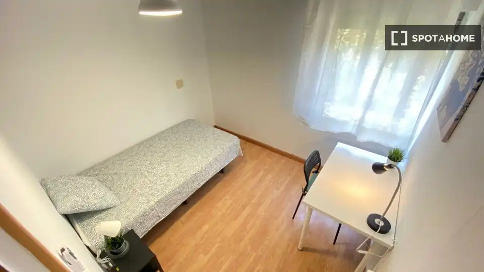 Bedroom of Flat for rent in Madrid  with Air Conditioner, Heating and Furnished
