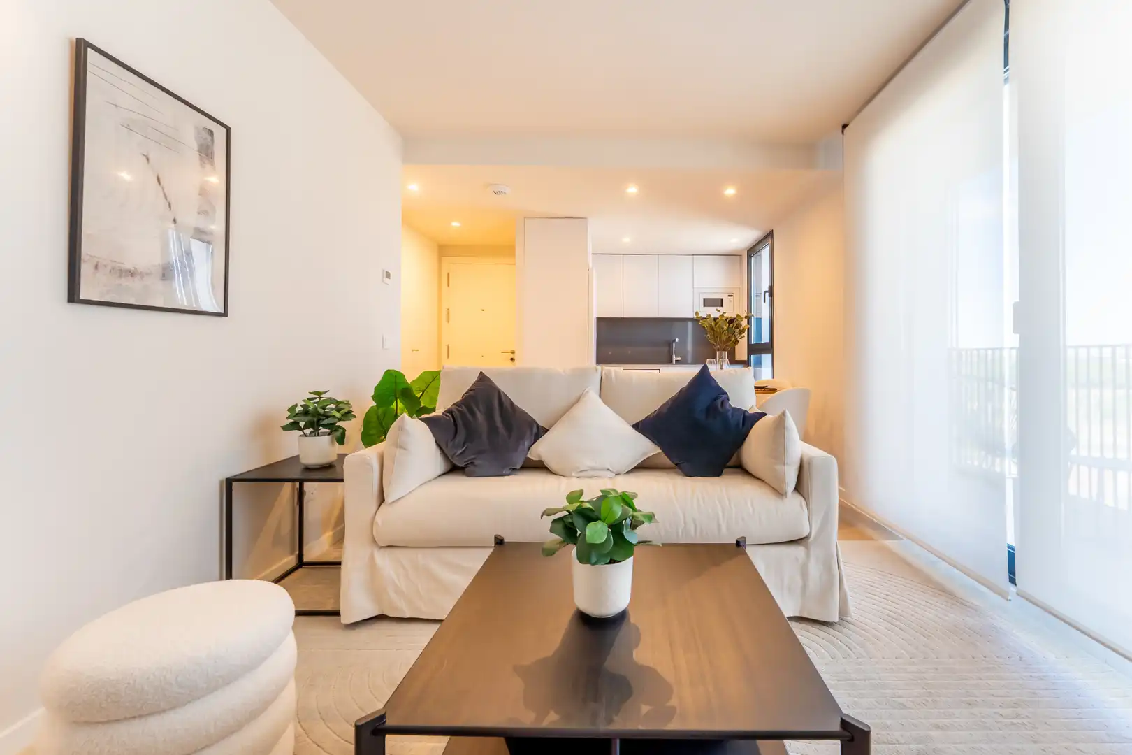 Living room of Flat for rent in Alcalá de Henares  with Air Conditioner, Private garden and Terrace