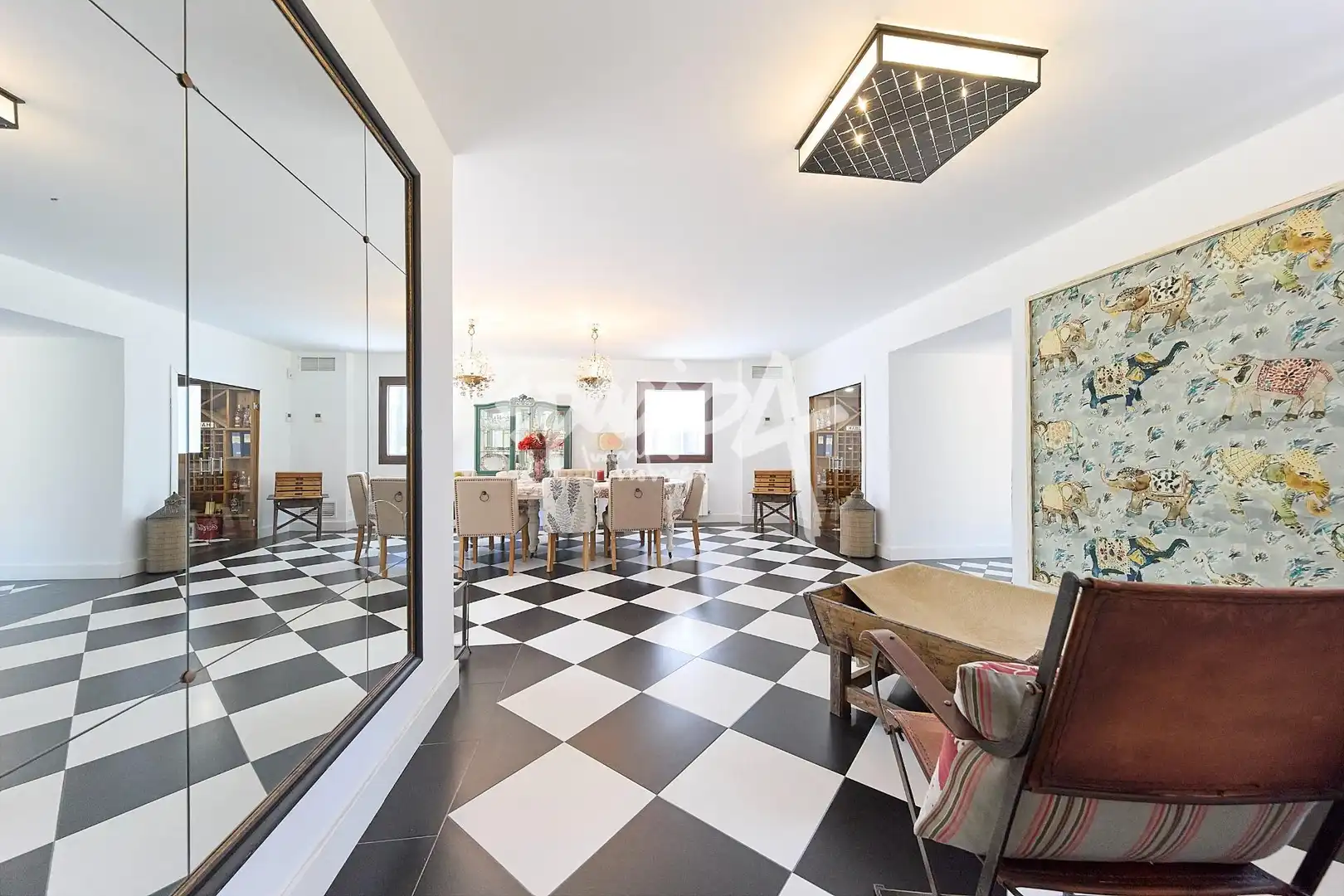 Dining room of Houses for rent in Villanueva de la Cañada  with Air Conditioner, Heating and Private garden