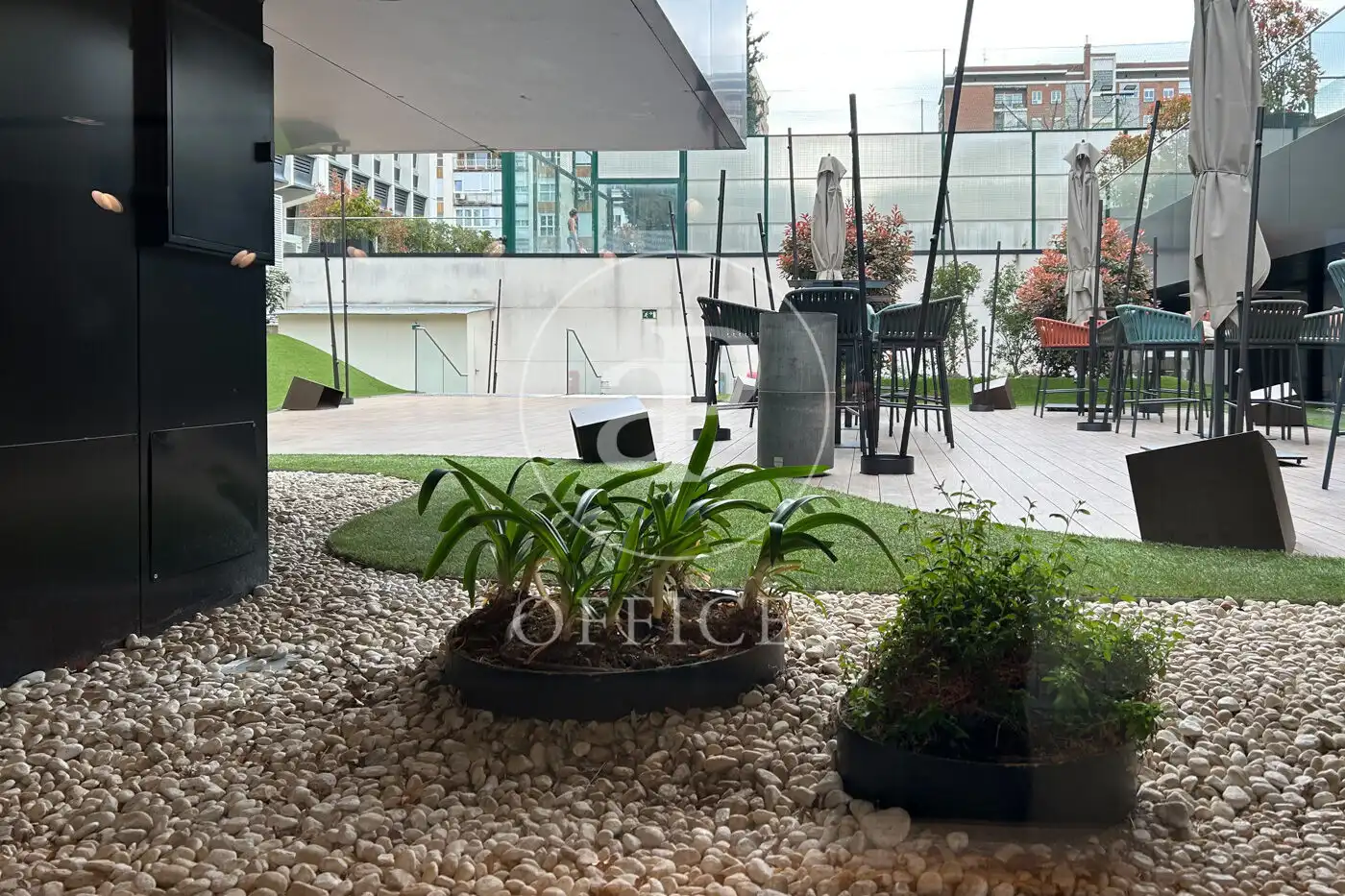 Terrace of Office for rent in Madrid  with Air Conditioner