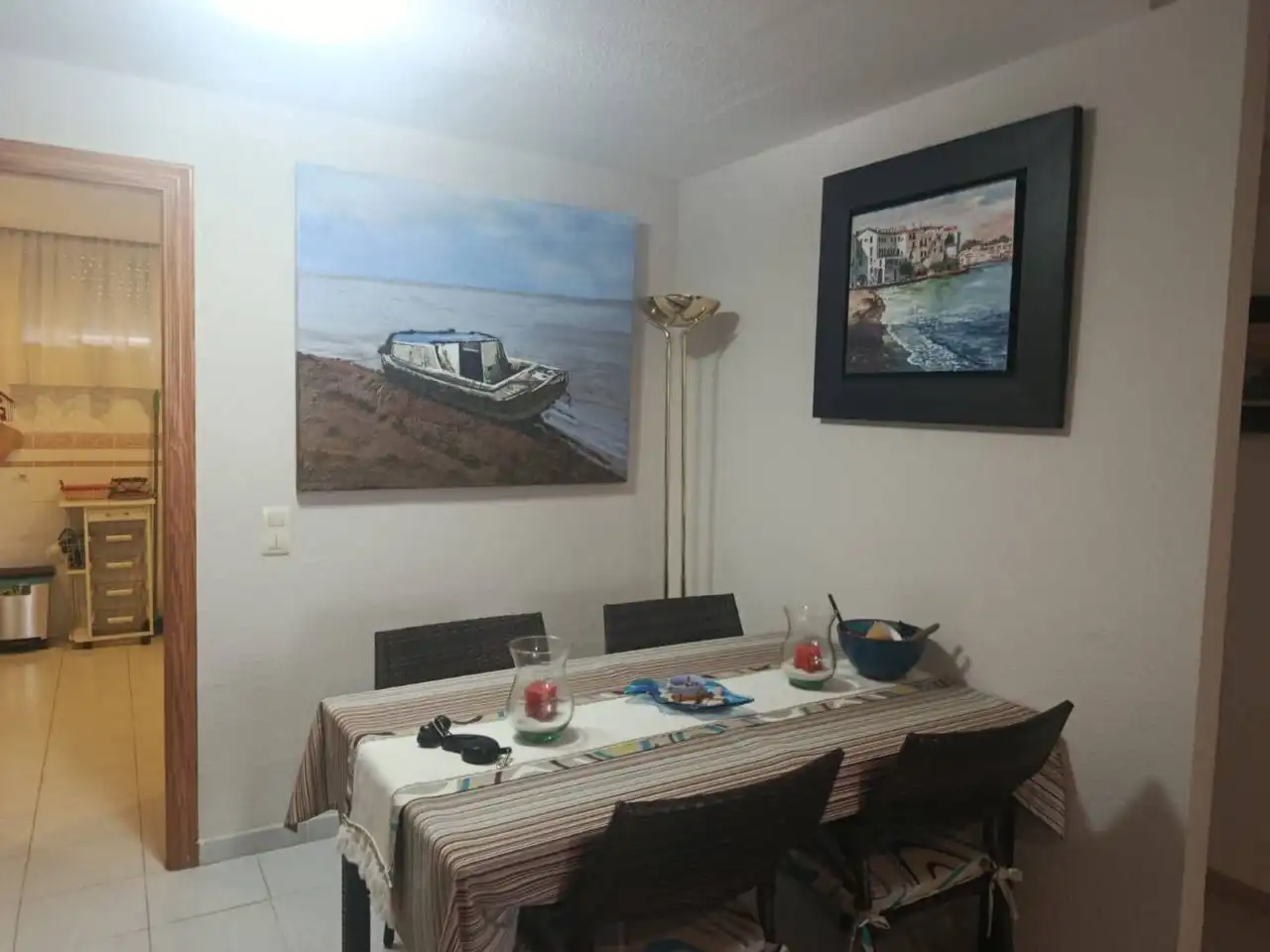Dining room of Flat for sale in Vinaròs  with Private garden, Terrace and Furnished