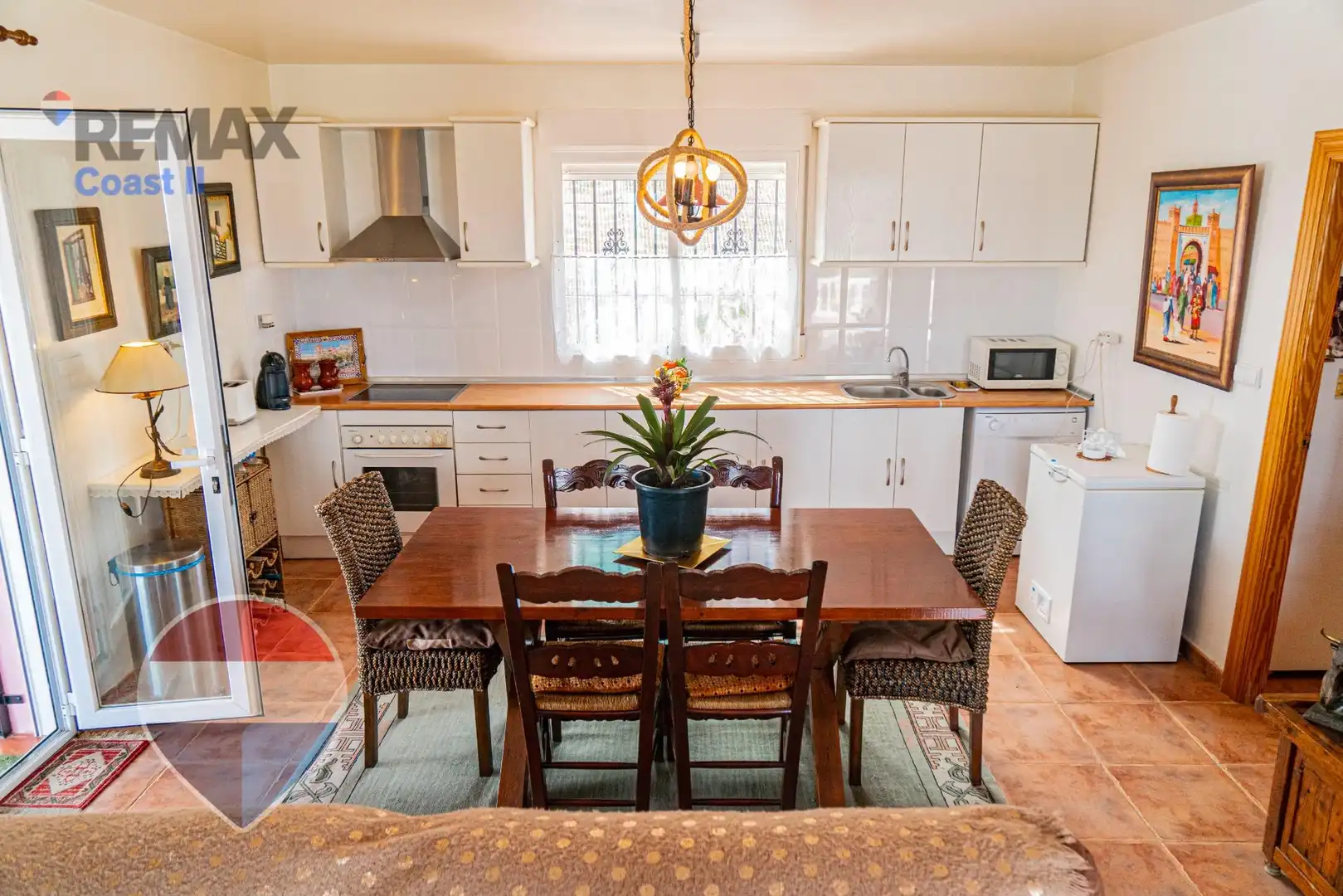 Cocina de Casa o chalet en venta en Moraleda de Zafayona con Aire acondicionado, Calefacción y Jardín privado