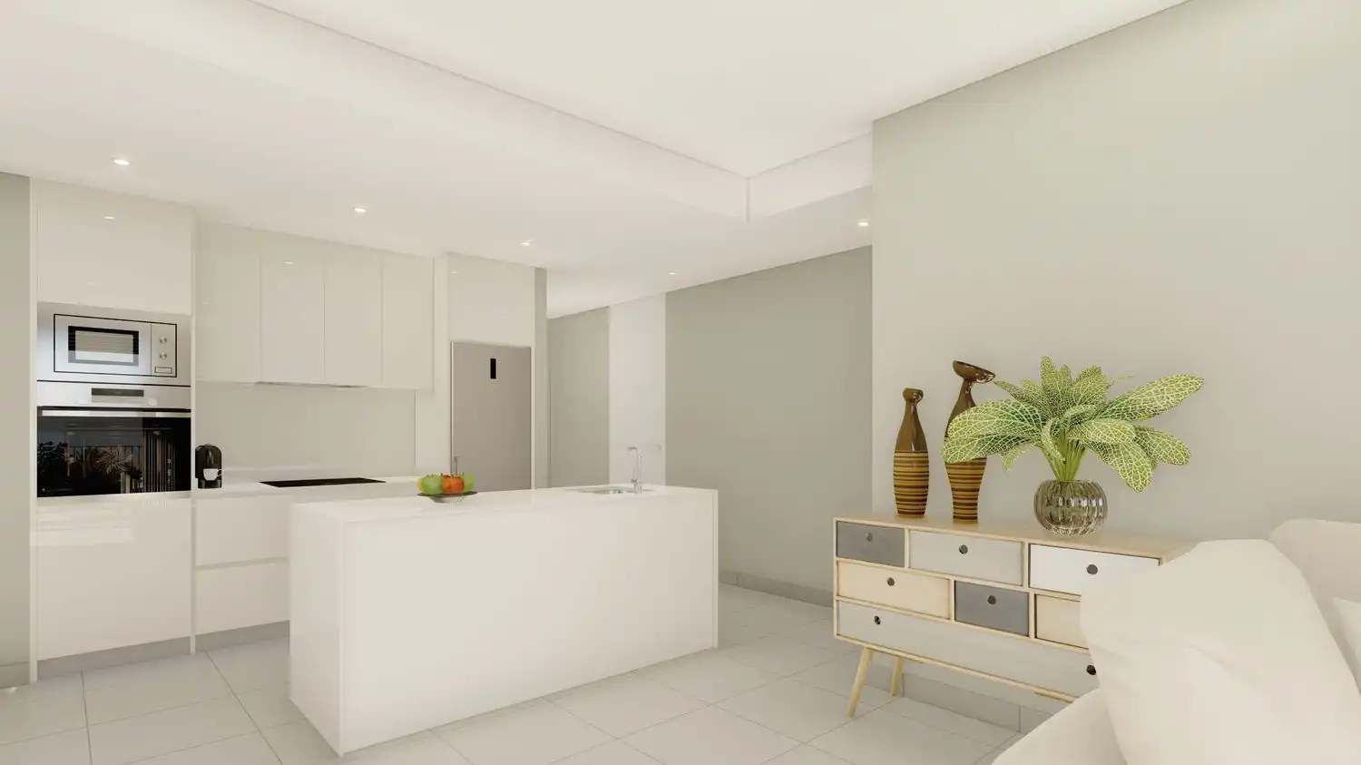 Cuina de Dúplex en venda en Polop amb Aire condicionat