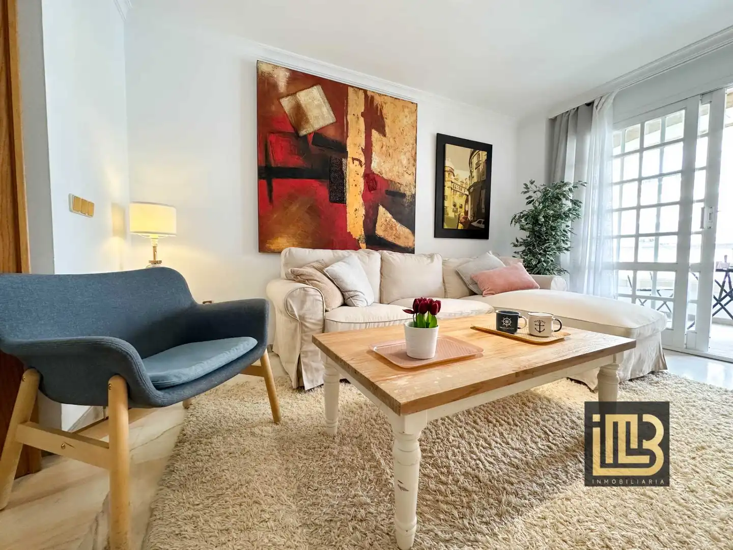 Living room of Flat for sale in Málaga  with Air Conditioner, Heating and Terrace