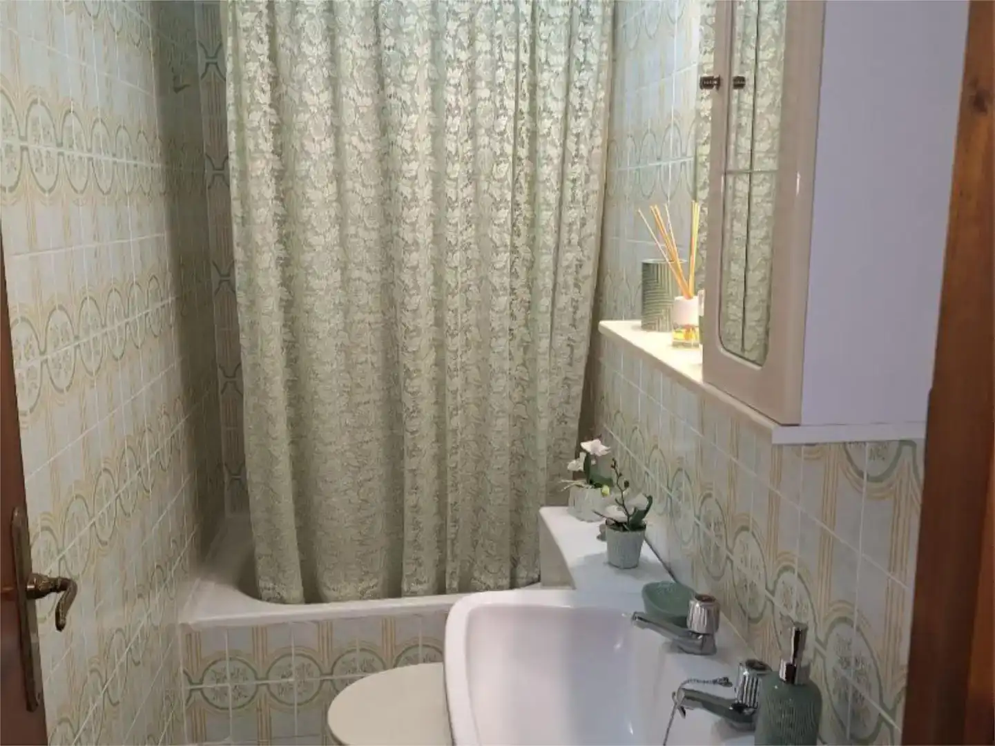 Badezimmer von Wohnung zum Verkauf in Málaga Capital mit Klimaanlage und Balkon