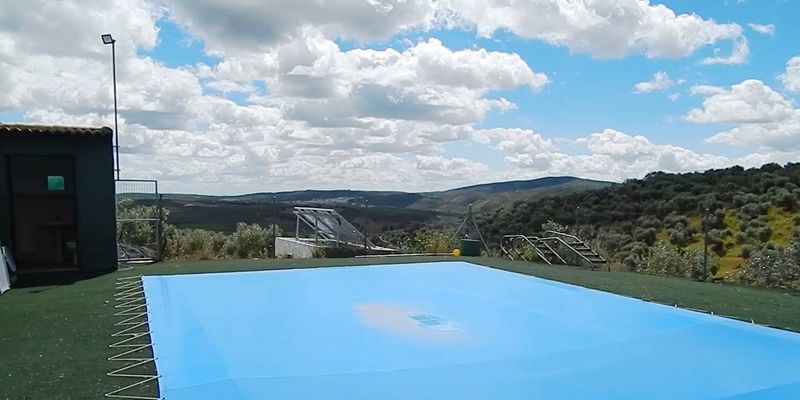 Piscina de Finca rústica en venta en La Puebla de los Infantes con Jardín privado y Terraza