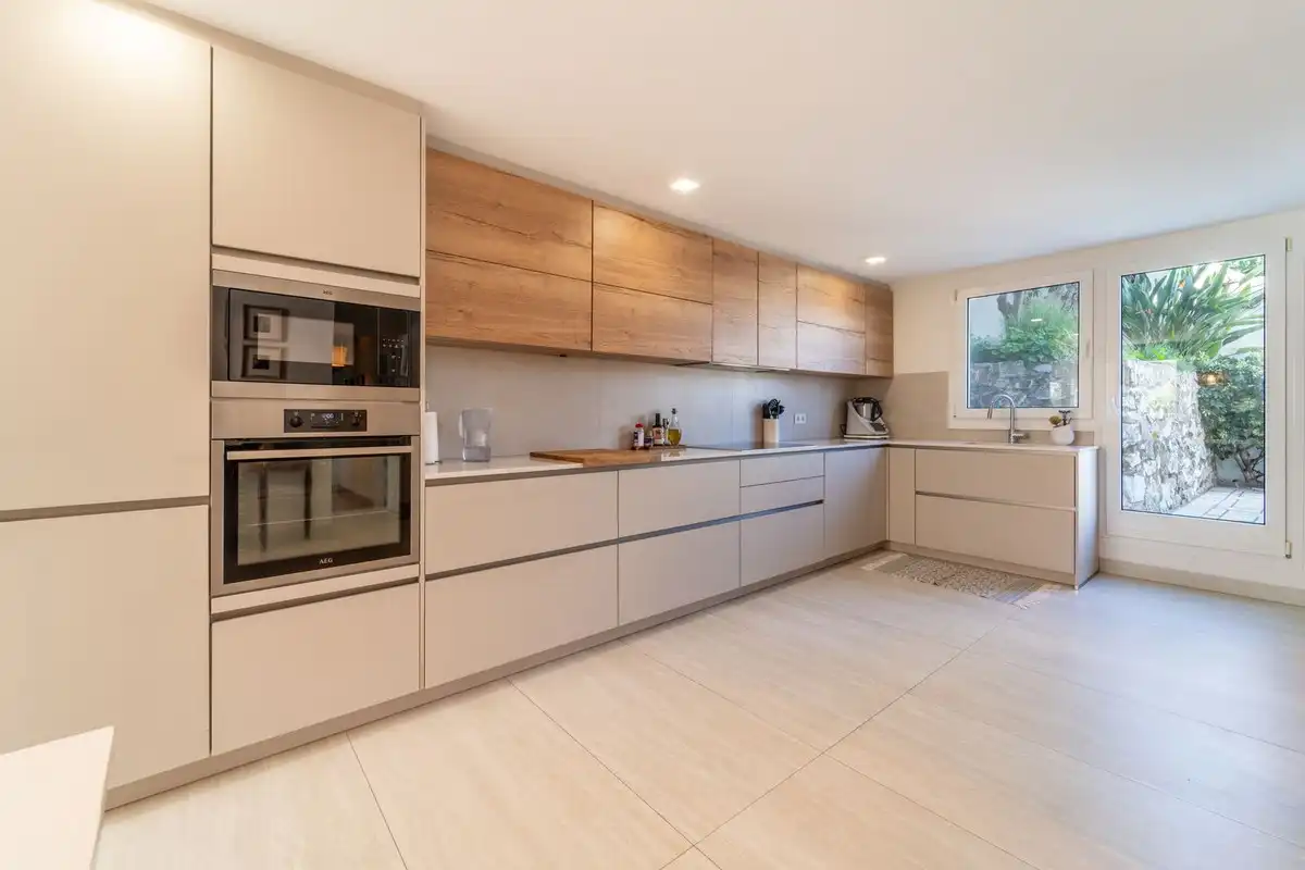 Kitchen of Apartments for sale in Benalmádena  with Air Conditioner, Private garden and Terrace