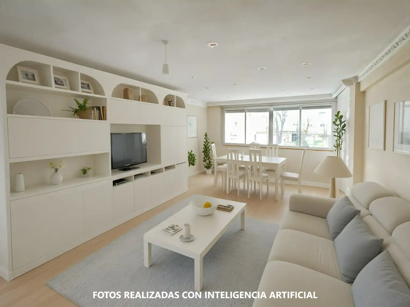 Wohnzimmer von Wohnung zum Verkauf in  Madrid Capital mit Heizung, Parkett und Balkon