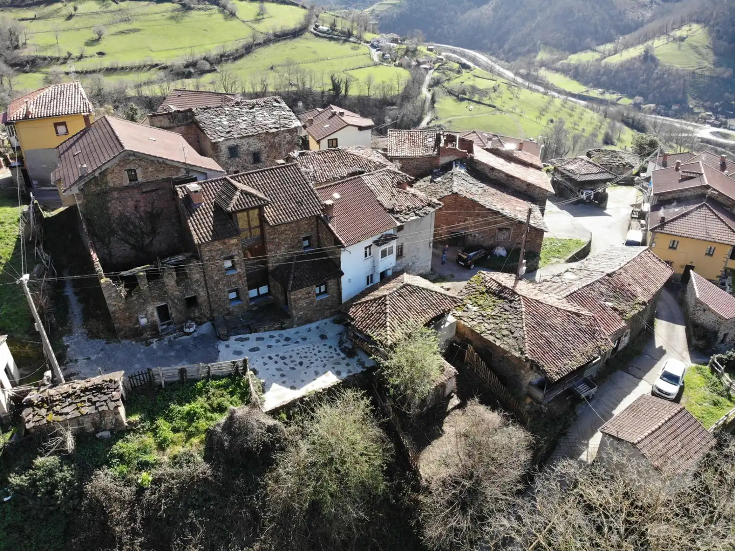 Exterior view of Houses for sale in Aller  with Private garden and Storage room