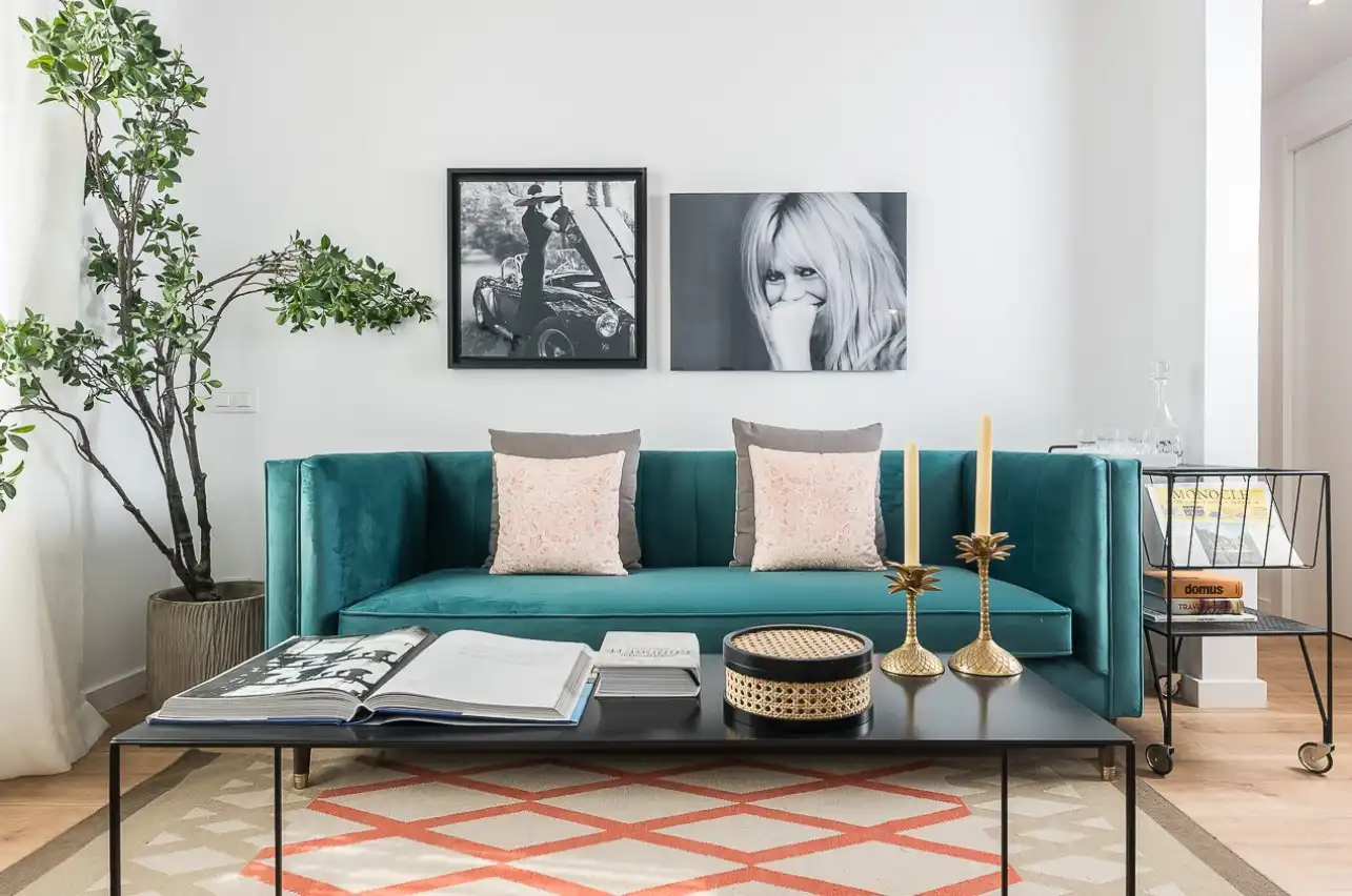 Living room of Apartments for rent in Barcelona  with Air Conditioner, Furnished and Oven