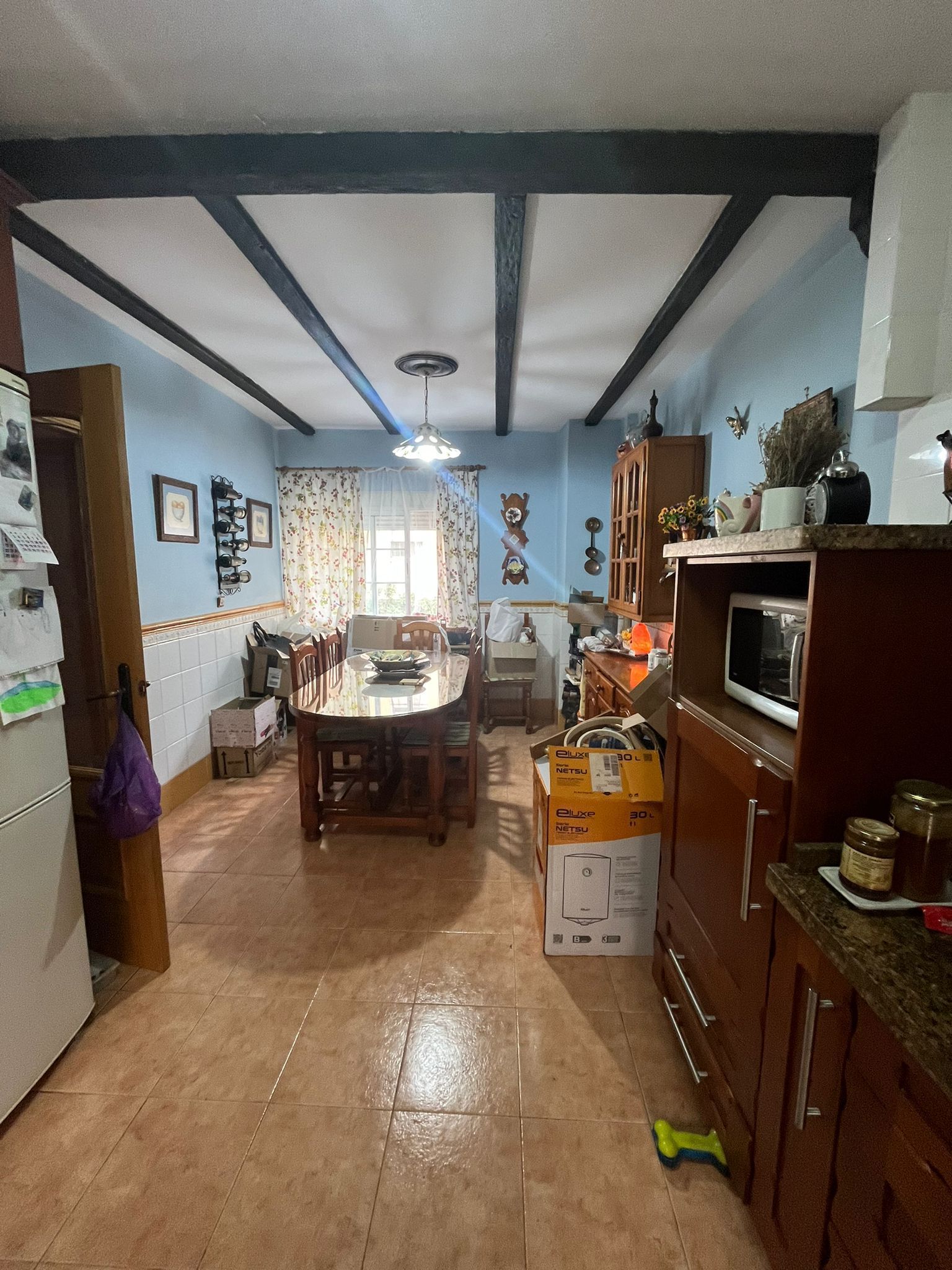 Dining room of Single-family semi-detached for sale in Málaga Capital  with Air Conditioner, Heating and Terrace