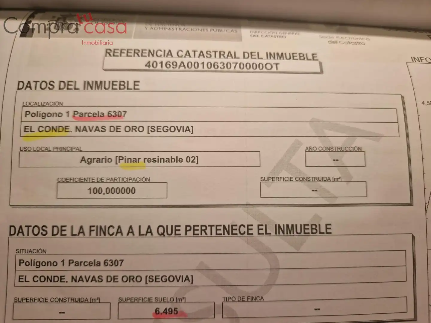 Terreni e lotti in vendita a Navas de Oro, imagen 50