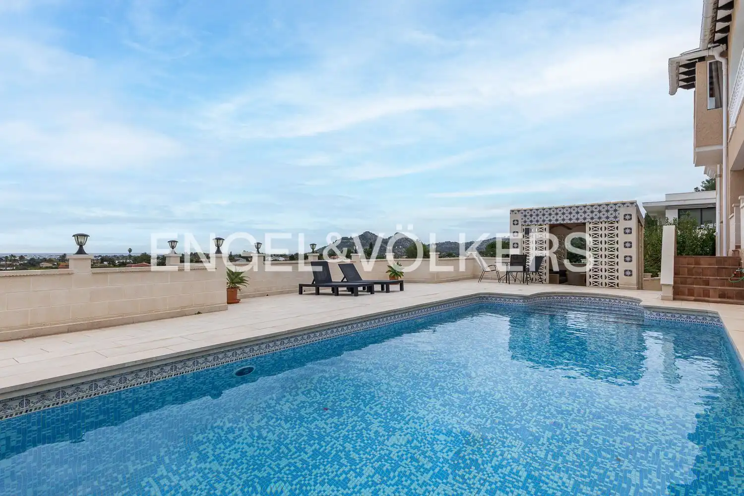 Swimming pool of Houses for sale in Pedreguer  with Air Conditioner, Heating and Private garden