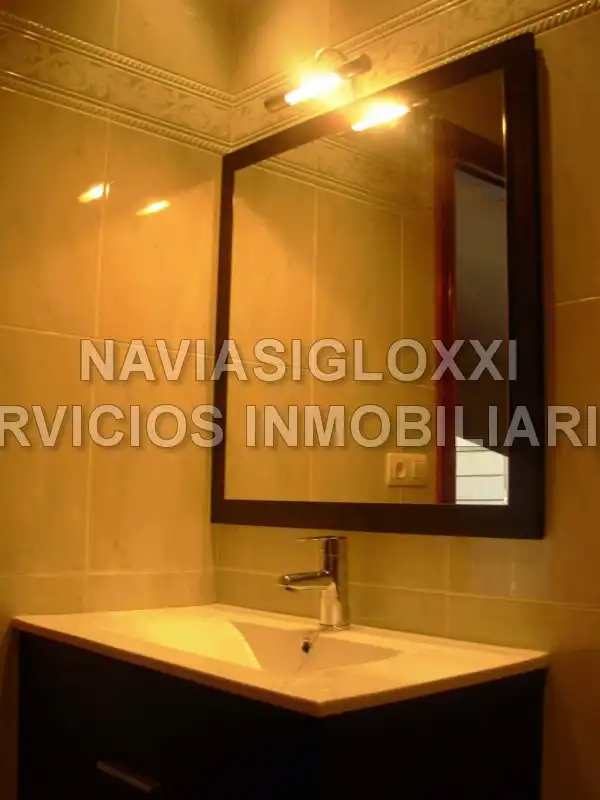 Baño de Dúplex de alquiler en Nigrán con Parquet, Terraza y Amueblado