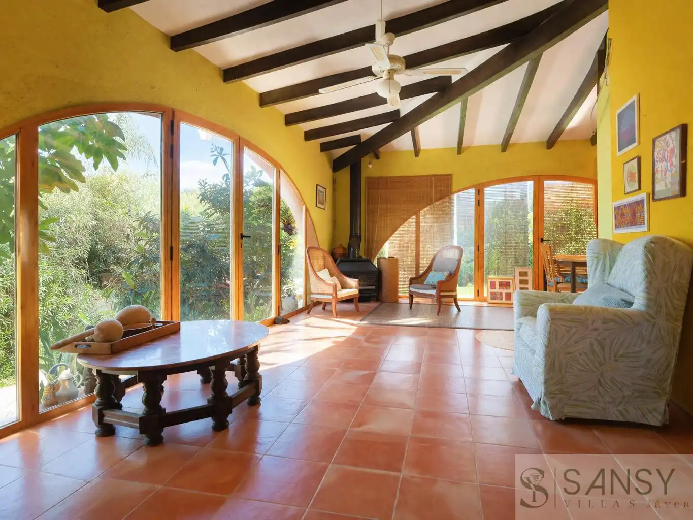 Living room of Houses for sale in Jávea / Xàbia  with Air Conditioner
