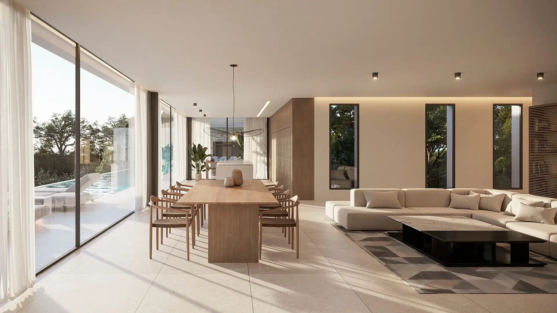 Dining room of Houses for sale in Moraira