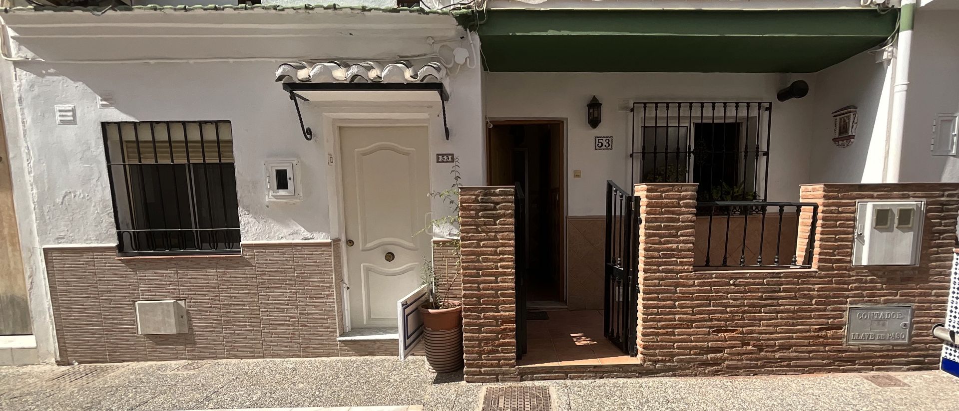 Vista exterior de Casa adosada en venda en Málaga Capital amb Aire condicionat, Moblat i Forn