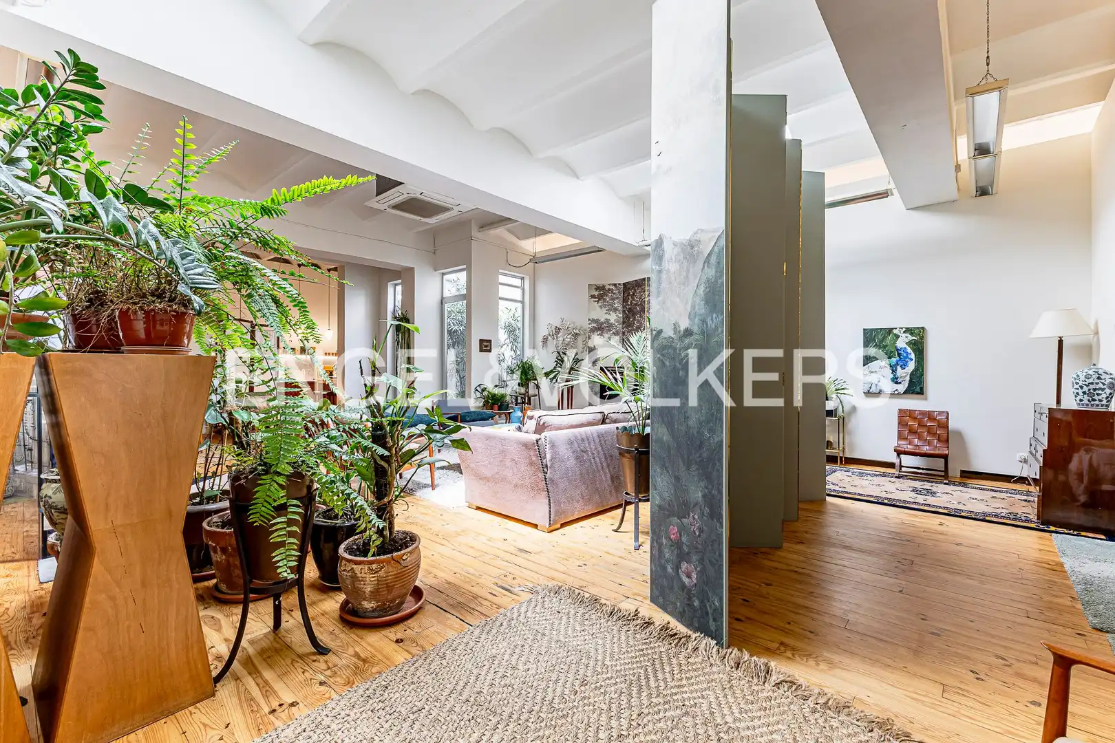 Sala d'estar de Loft en venda en El Prat de Llobregat amb Aire condicionat, Calefacció i Moblat
