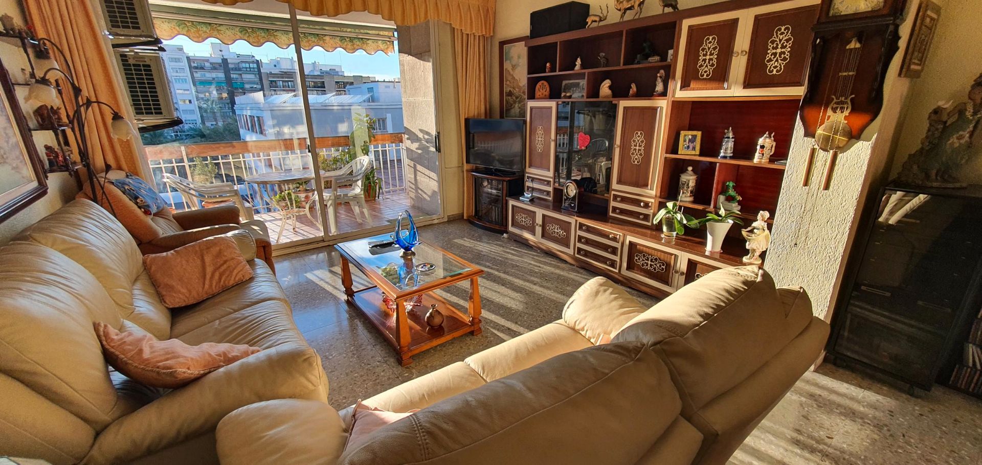 Living room of Flat for sale in  Valencia Capital  with Air Conditioner, Heating and Terrace