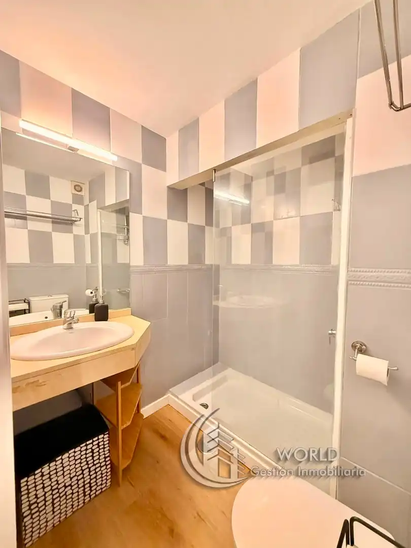 Bathroom of Flat for rent in Madrid  with Heating, Furnished and Washing machine