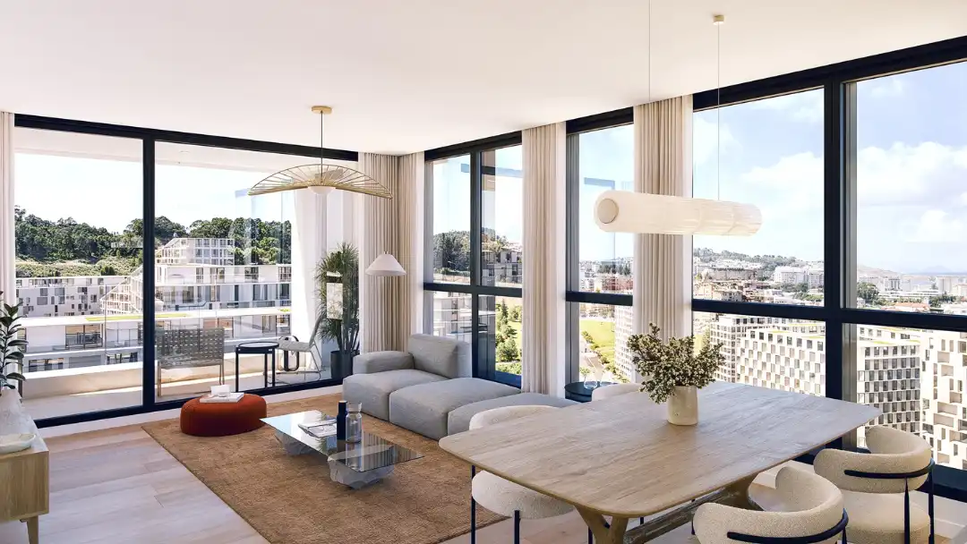 Sala d'estar de Pis en venda en A Coruña Capital  amb Calefacció, Terrassa i Traster
