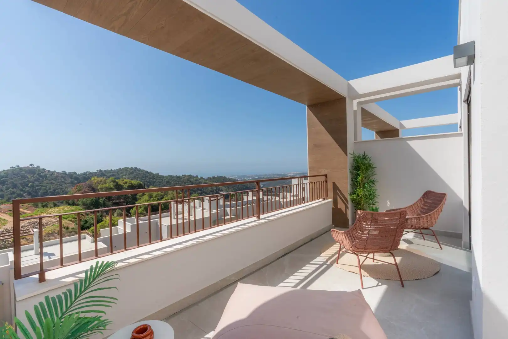 Terraza de Casa adosada en venta en Istán con Aire acondicionado, Calefacción y Jardín privado