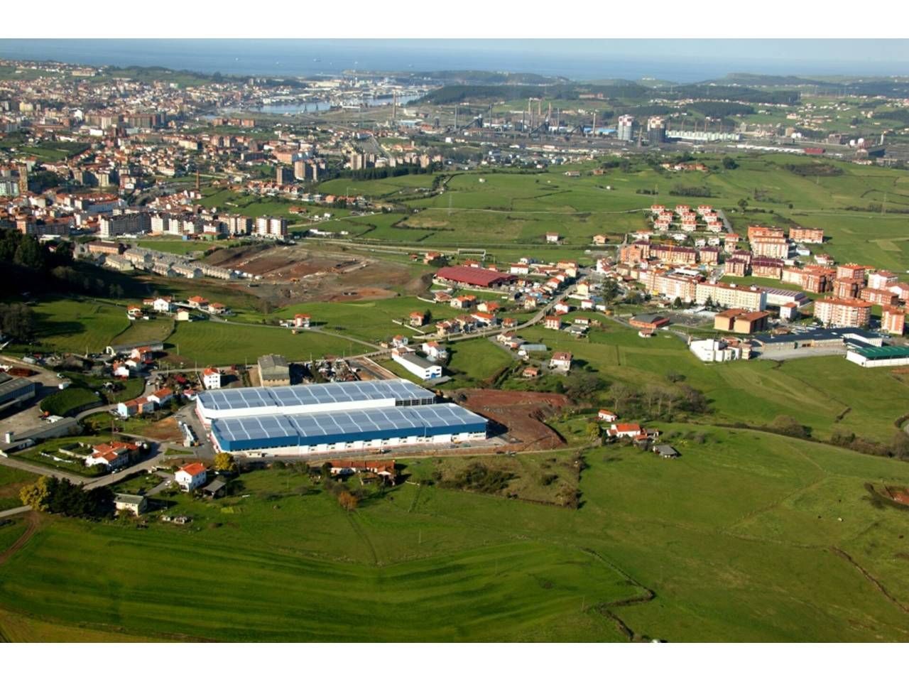 Exterior view of Industrial buildings for sale in Corvera de Asturias