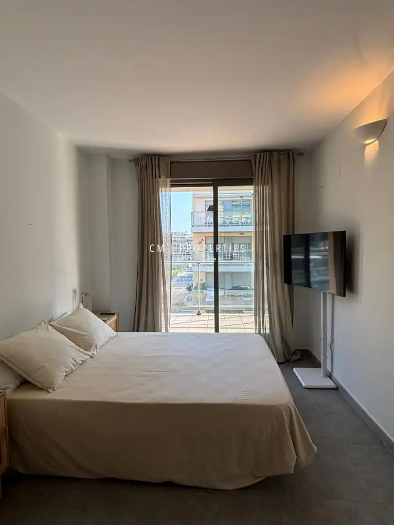 Schlafzimmer von Wohnungen zur Miete in Moncofa mit Klimaanlage, Heizung und Terrasse