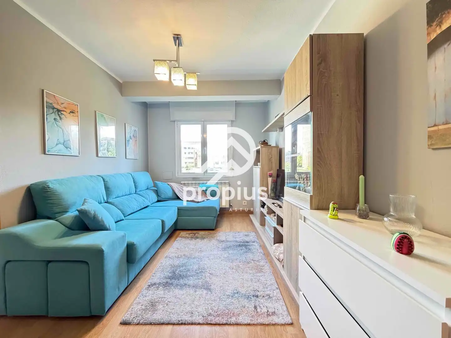 Wohnzimmer von Wohnung zum Verkauf in Oviedo  mit Heizung, Abstellraum und Möbliert