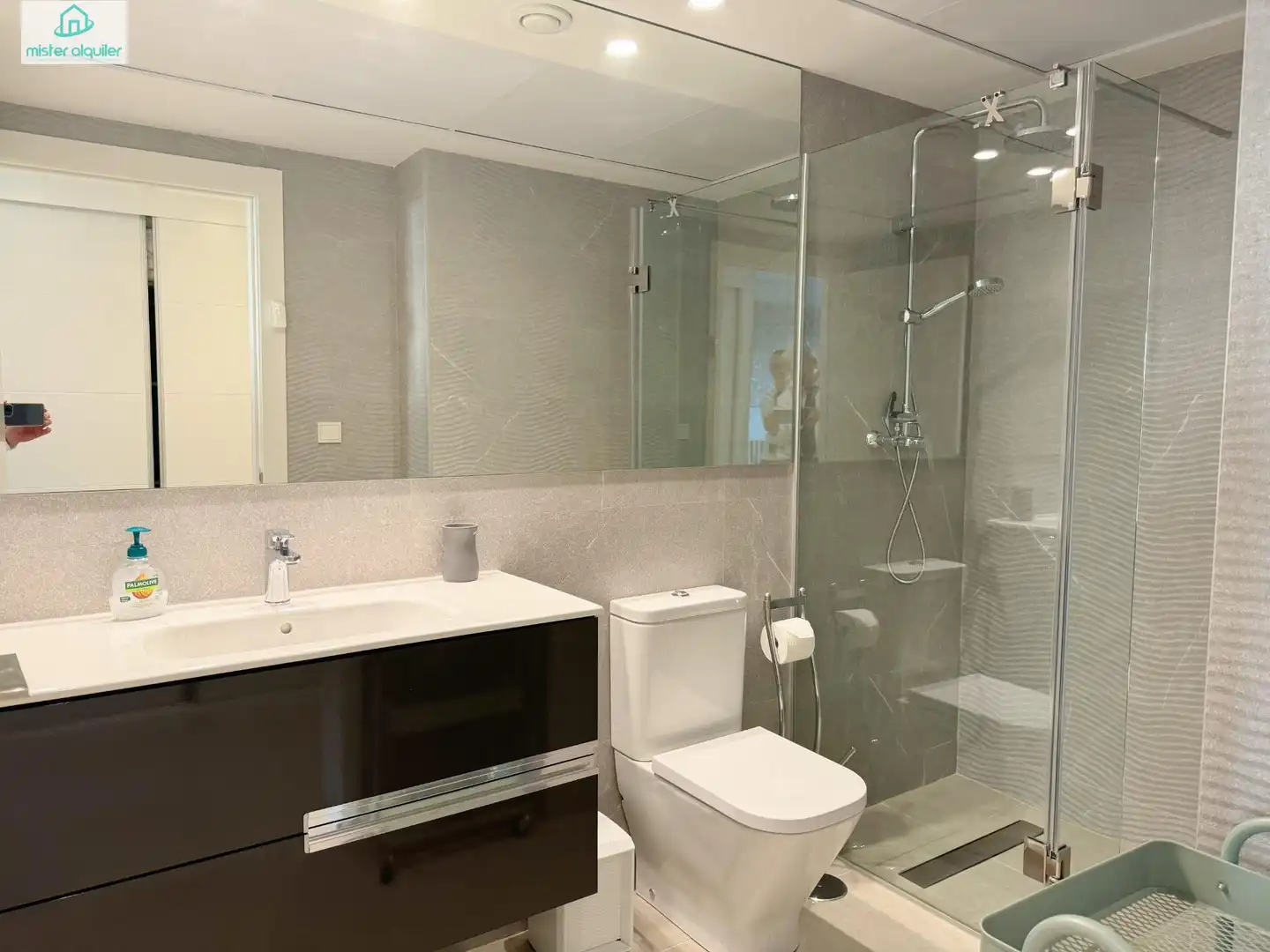 Bathroom of Apartments for rent in El Campello  with Air Conditioner, Private garden and Terrace