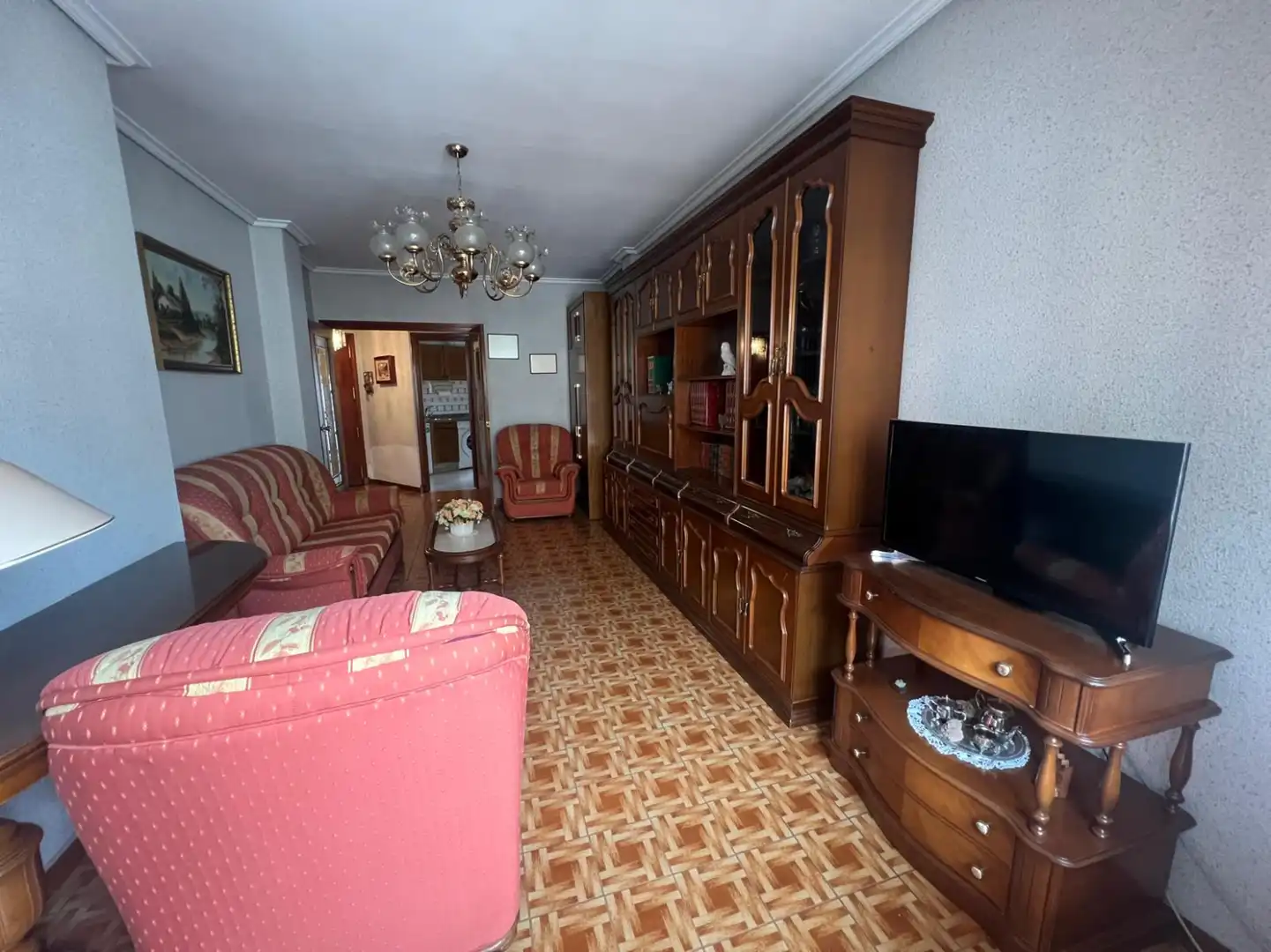Sala de estar de Piso en venta en  Logroño con Calefacción, Terraza y Trastero