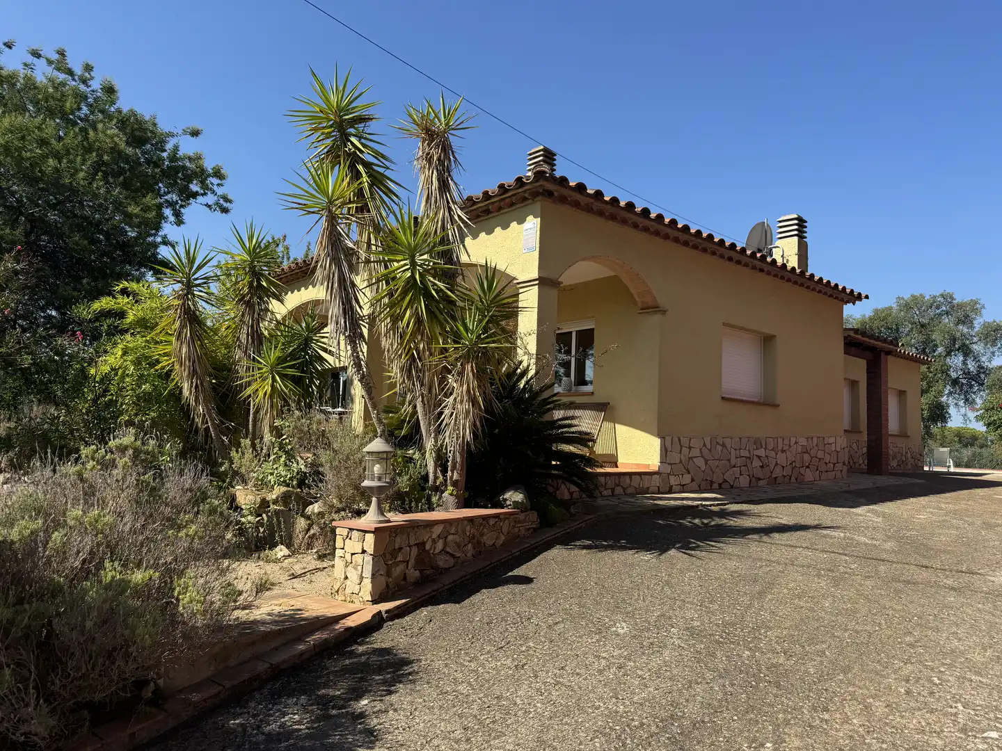 Vista exterior de Casa o xalet en venda en Santa Cristina d'Aro amb Calefacció, Jardí privat i Terrassa