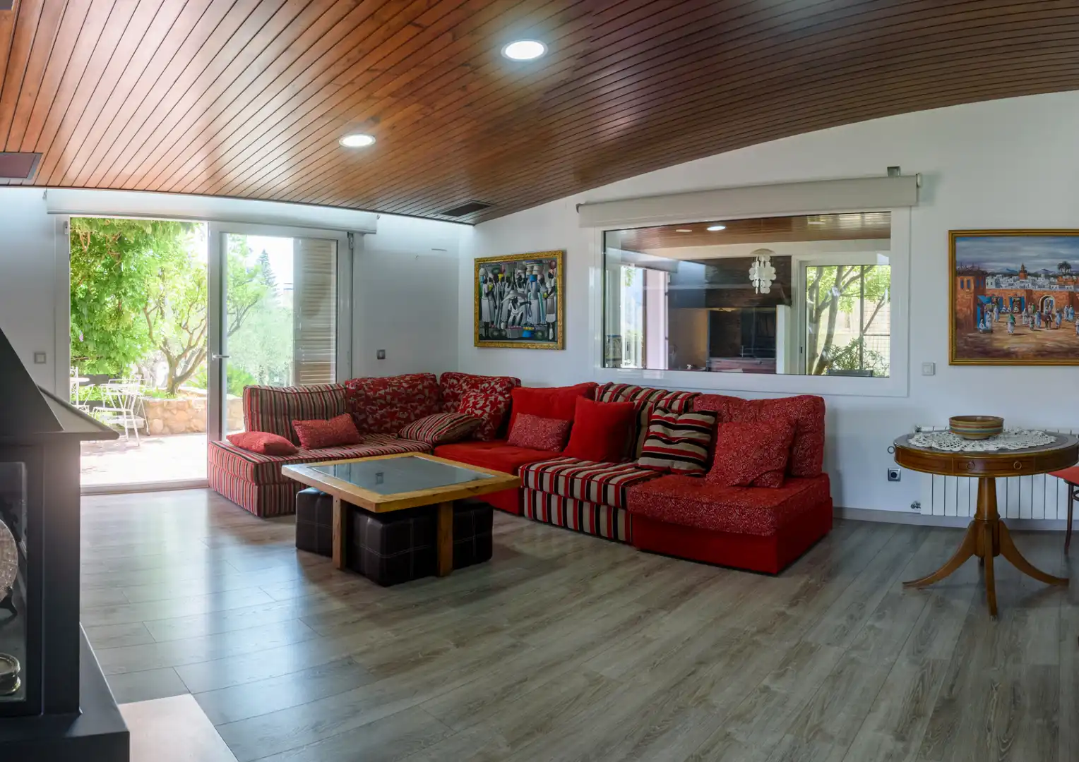 Wohnzimmer von Haus oder Chalet zum Verkauf in Agullana mit Klimaanlage, Heizung und Privatgarten