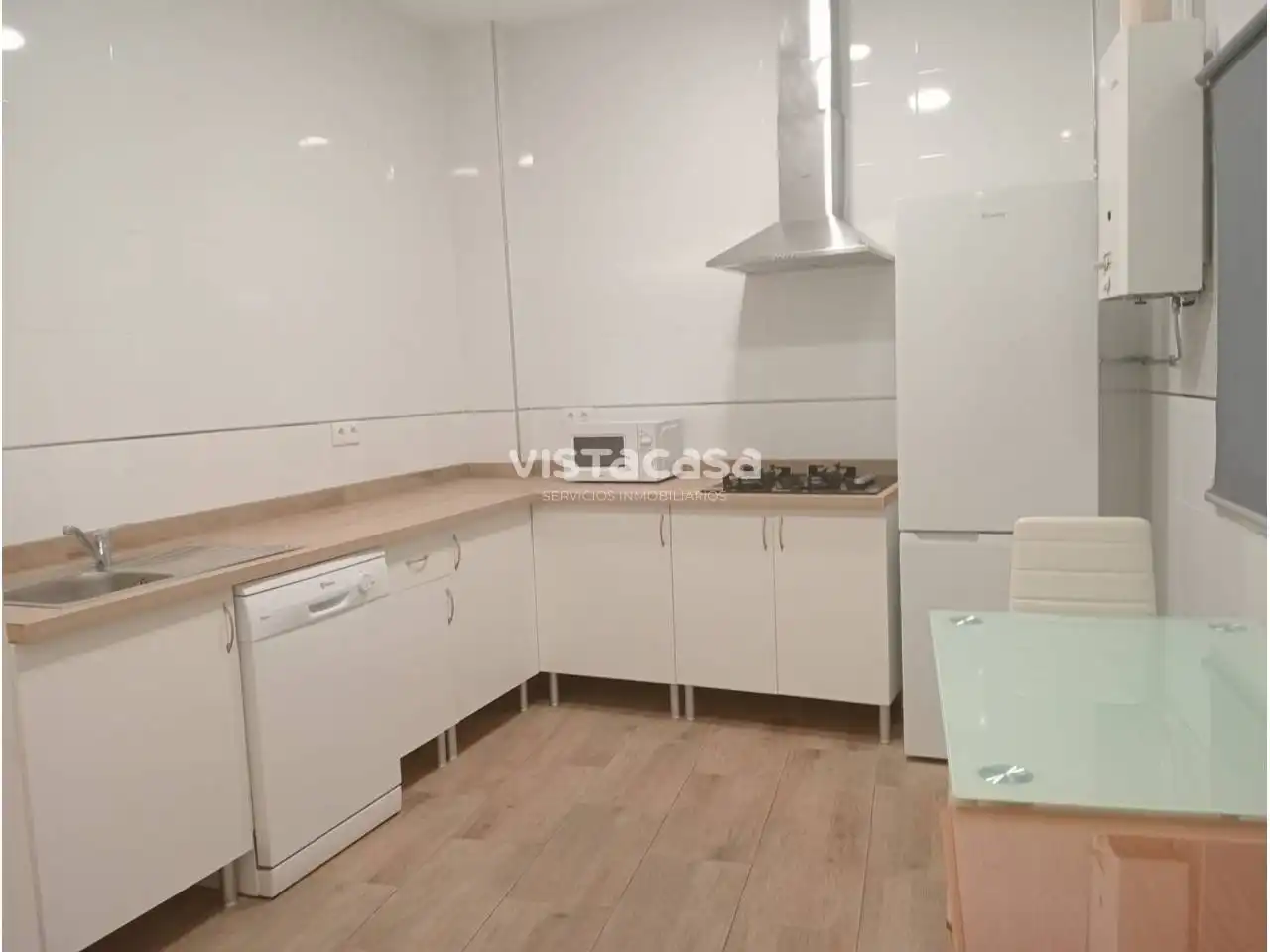 Cocina de Piso de alquiler en Mairena del Alcor con Aire acondicionado, Terraza y Amueblado