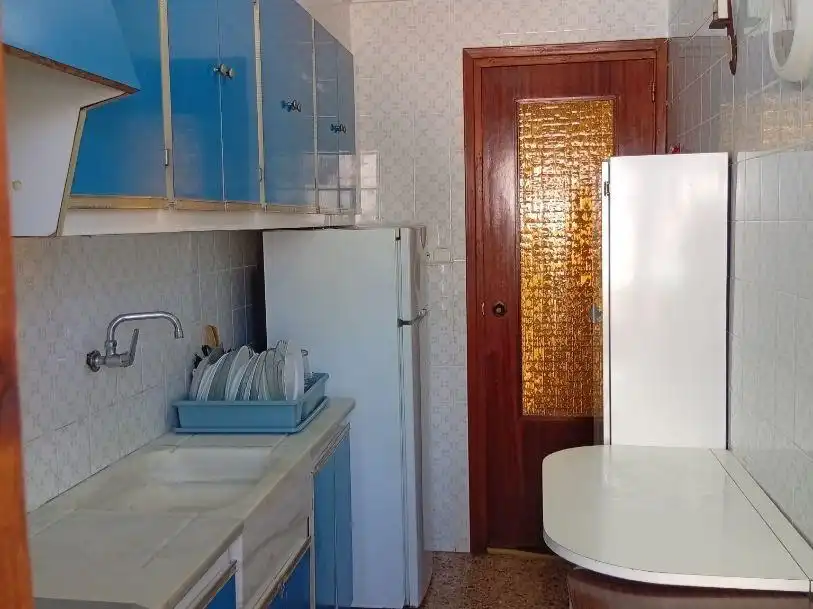 Cocina de Piso en venta en Tavernes de la Valldigna con Terraza, Amueblado y Balcón