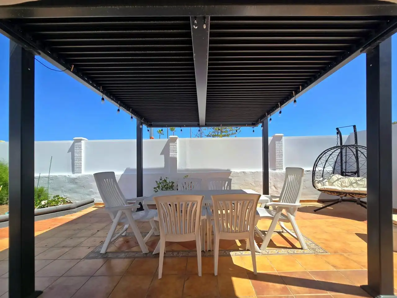 Terraza de Casa o chalet en venta en San Bartolomé de Tirajana con Aire acondicionado, Jardín privado y Terraza