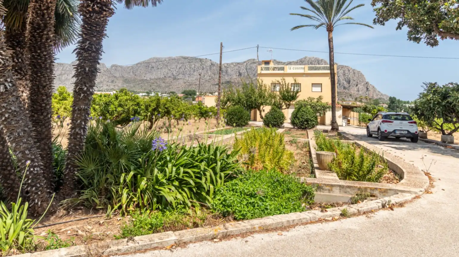 Vista exterior de Finca rústica en venda en Beniarbeig amb Jardí privat, Terrassa i Traster