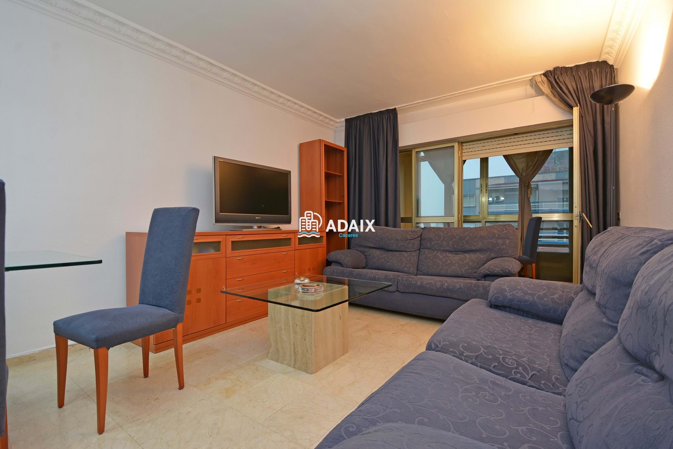 Living room of Flat to rent in Cáceres Capital  with Air Conditioner, Heating and Terrace