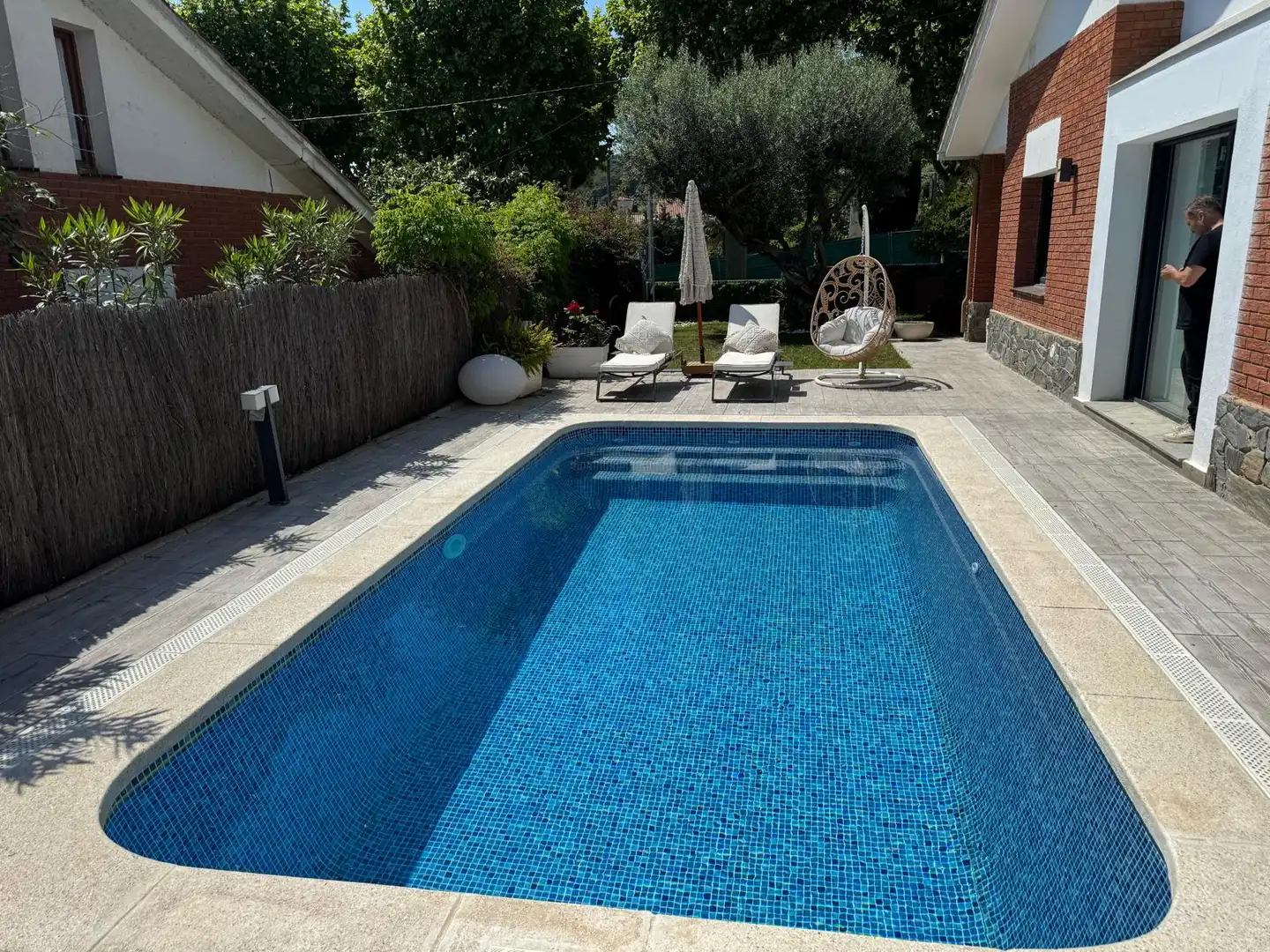Piscina de Casa o xalet en venda en Canet de Mar amb Aire condicionat, Calefacció i Jardí privat