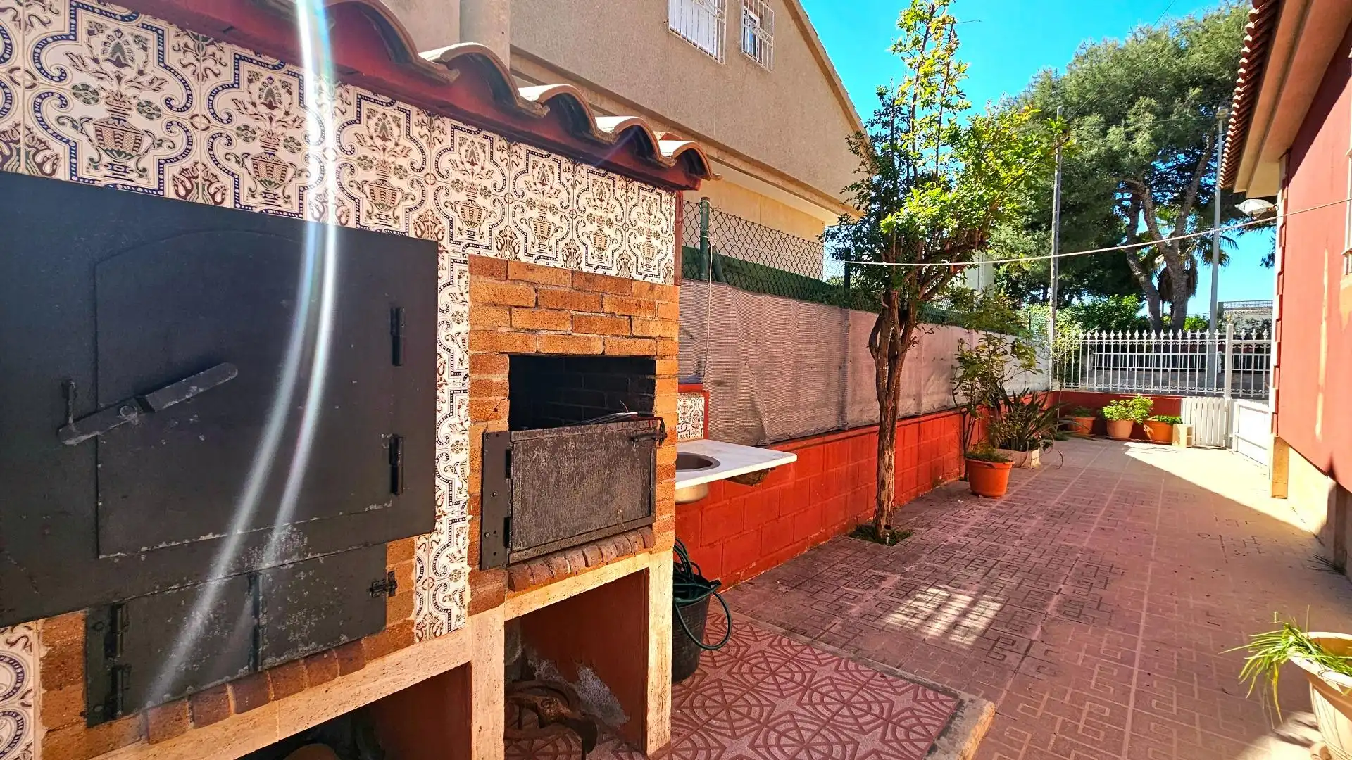 Terraza de Casa o chalet en venta en Cartagena con Aire acondicionado, Jardín privado y Piscina