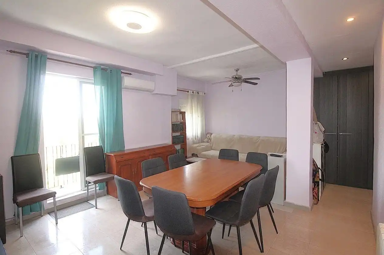Dining room of Flat for sale in Valencia  with Air Conditioner, Heating and Balcony