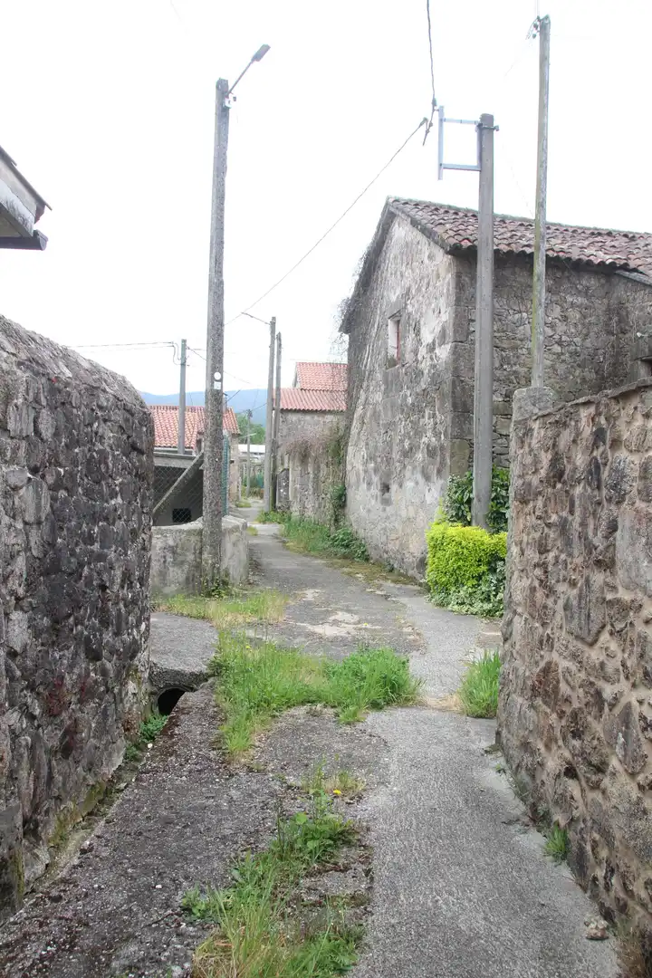 Vista exterior de Casa o chalet en venta en Rois con Jardín privado