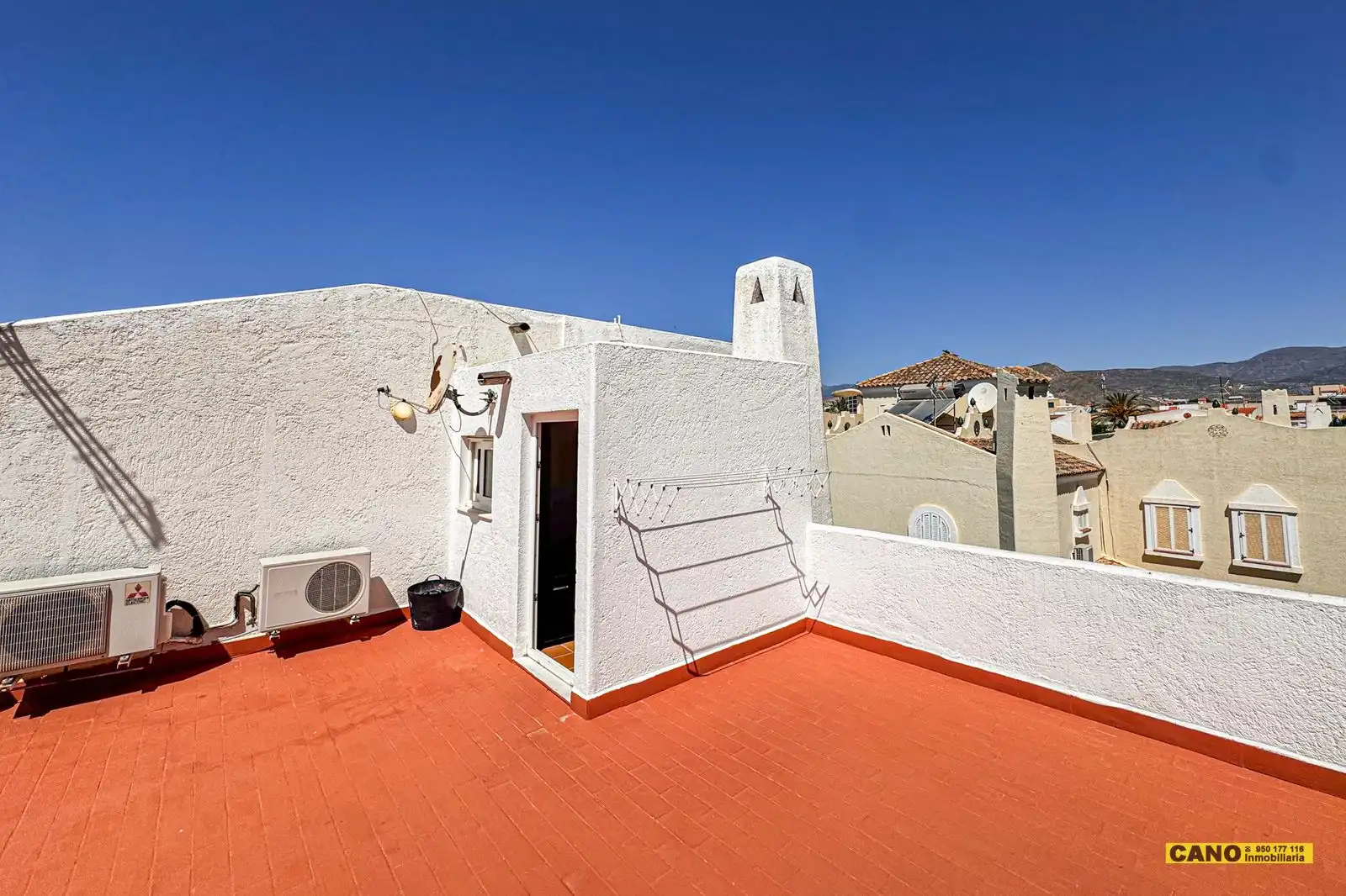 Exterior view of Houses for sale in Roquetas de Mar  with Terrace, Storage room and Swimming Pool