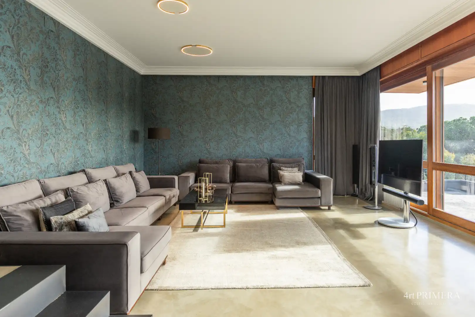 Living room of Houses for sale in Vallromanes  with Air Conditioner, Heating and Private garden